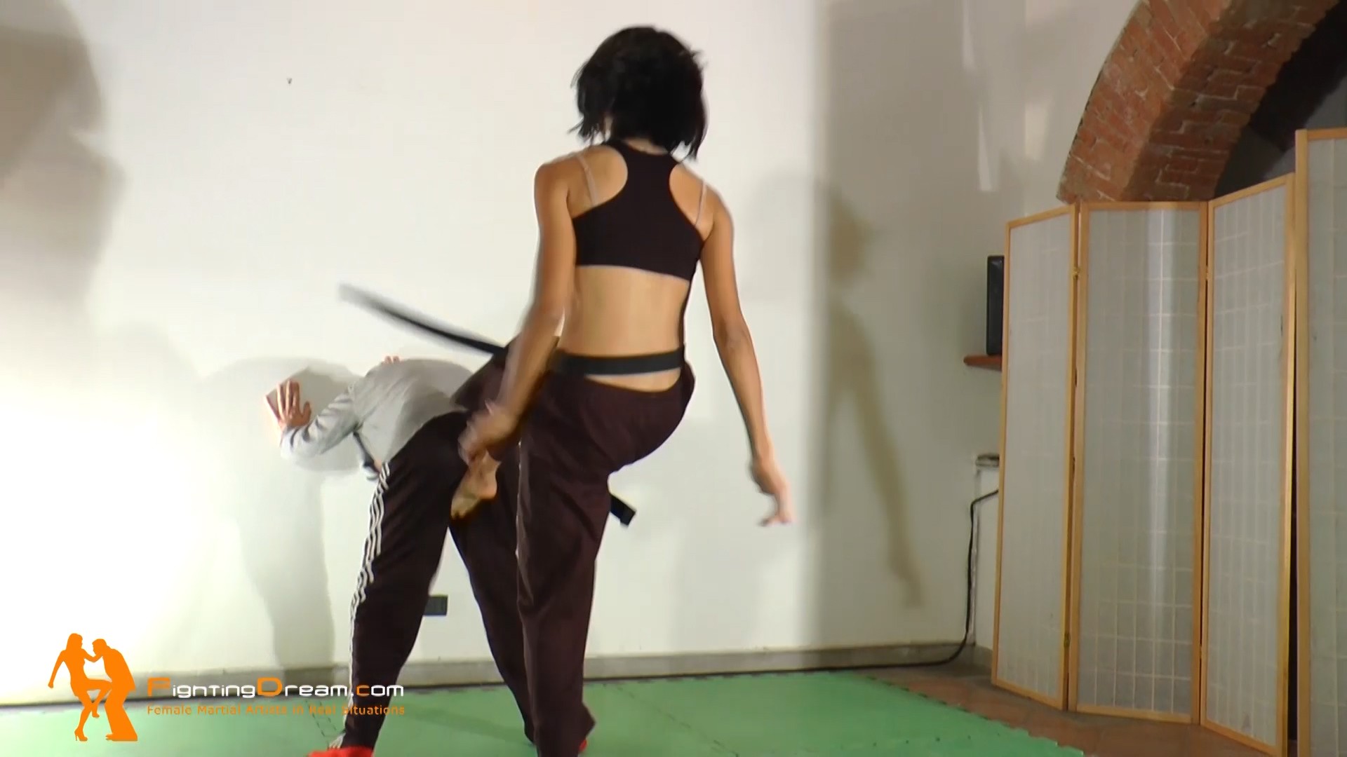 Karate ballbust